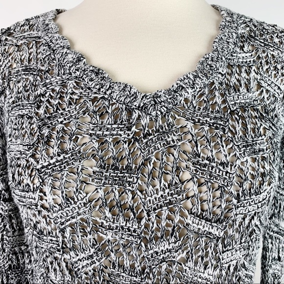 Loft Black & White SweaterSize XS - Picture 4 of 6